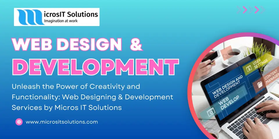 Unleash the Power of Creativity and Functionality Web Designing & Development Services by Micros IT Solutions