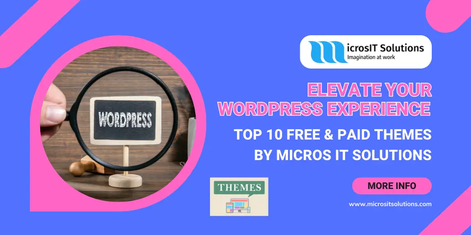 Elevate Your WordPress Experience Top 10 Free & Paid Themes by Micros IT Solutions